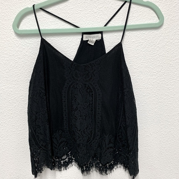 Forever 21 Tops - Forever 21 Black Tank, Size M